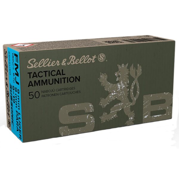 Sellier & Bellot Subsonic Handgun Ammunition 9mm Luger 150gr FMJ 1000 fps 20/ct - Precision Shot Firearms