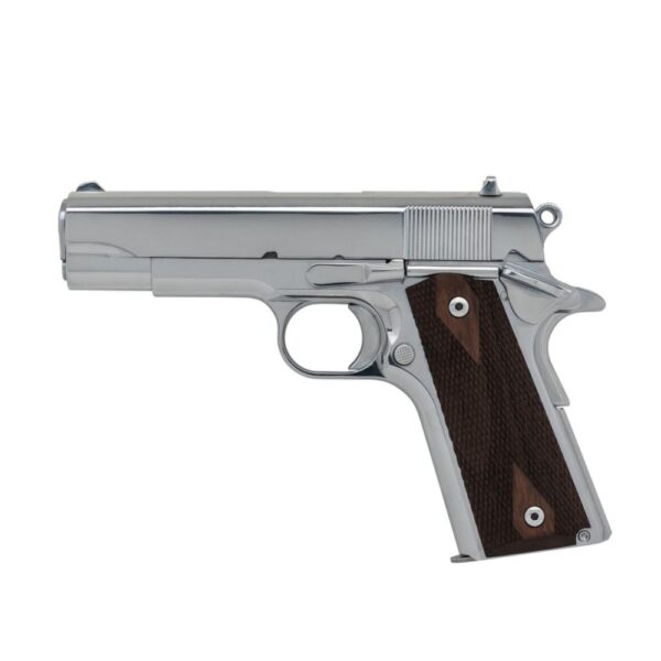SDS Imports Tisas 1911 A1 Desperado 9/38 Handgun 9mm Luger 9rd Magazines (2) 4.25" Barrel Silver with Brown Grip - Precision Shot Firearms