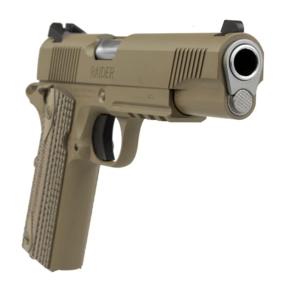 SDS Imports Tisas 1911 Raider B45R Handgun .45 Auto 8rd Magazine 5" Barrel FDE Cerakote G10 Grips - Precision Shot Firearms