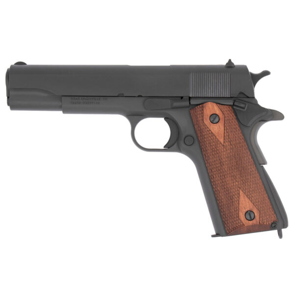 SDS Imports Tisas 1911A1 Army Handgun 9mm Luger 7rd Magazines(2) 5" Barrel Walnut Grips Manganese Phosphate Finish - Precision Shot Firearms