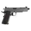 SDS Tisas 1911 Night Stalker SF 10 Handgun 10mm 8rd Magazine 5" Threaded Barrel Cerakote Grey with Black Grips - Precision Shot Firearms
