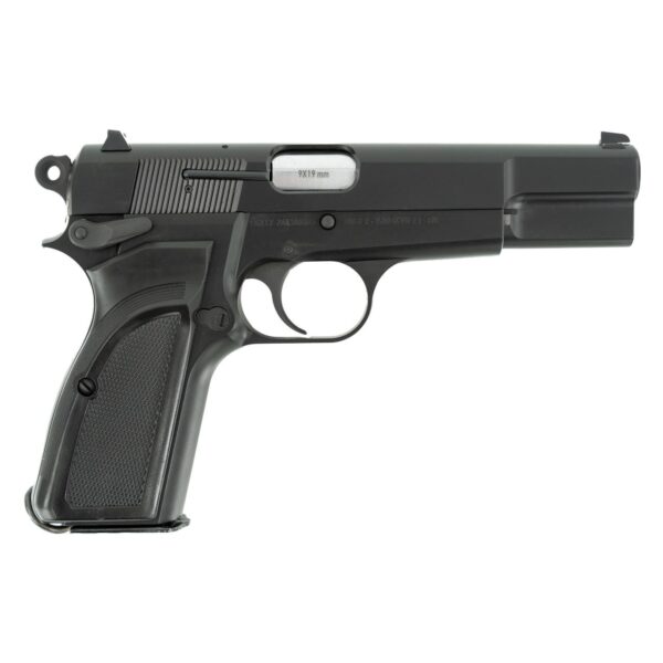 SDS Imports Inglis L9A1 Hi-Power Handgun 9mm Luger 15rd Magazines(2) 4.7'' Barrel Black Chromate Finish - Precision Shot Firearms
