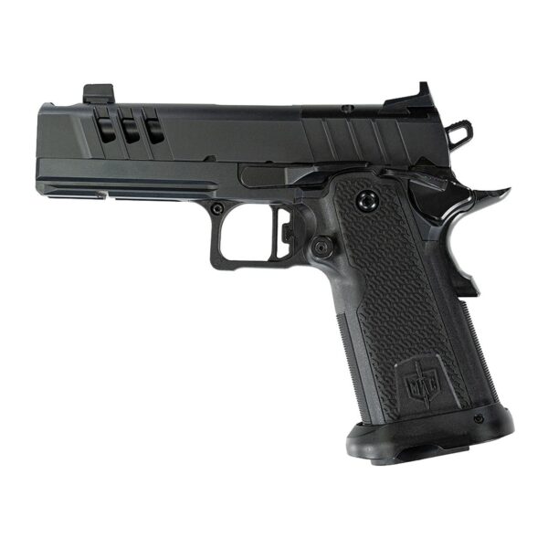 SDS MAC 9 DS COMP Handgun 9mm Luger 17rd Magazines(2) 4.25'' Barrel AOS Optic Plate Black - Precision Shot Firearms