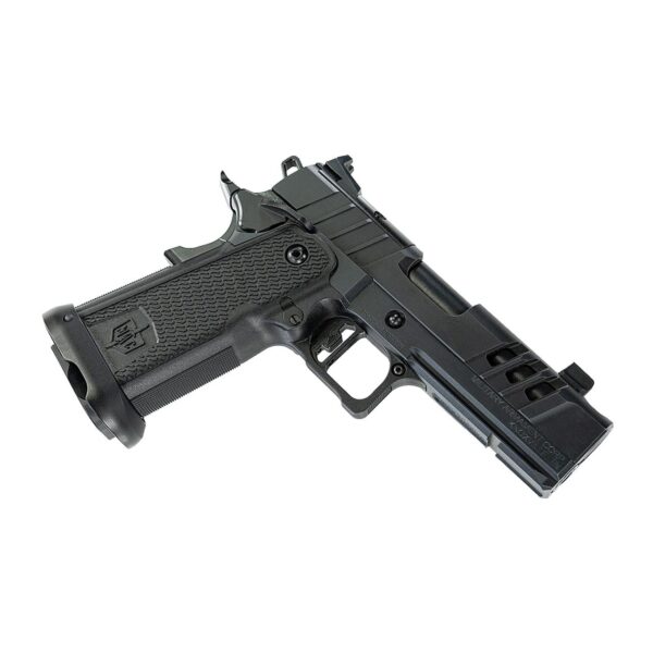 SDS MAC 9 DS COMP Handgun 9mm Luger 17rd Magazines(2) 4.25'' Barrel AOS Optic Plate Black - Precision Shot Firearms