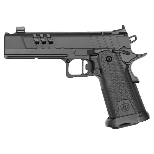 SDS MAC 9 DS-D COMP Handgun 9mm Luger 17rd Magazines(2) 5'' Barrel AOS Optic Plate Black - Precision Shot Firearms