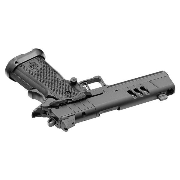 SDS MAC 9 DS-D COMP Handgun 9mm Luger 17rd Magazines(2) 5'' Barrel AOS Optic Plate Black - Precision Shot Firearms
