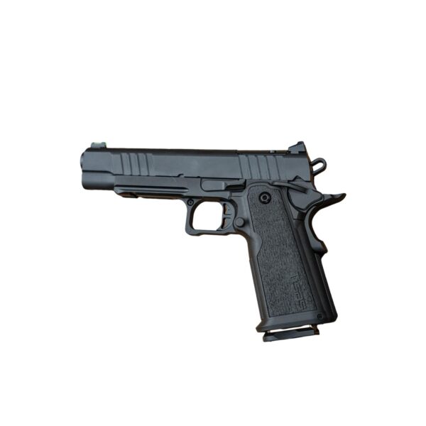 Tisas 1911 Duty B9R Double Stack Handgun 9mm Luger 17rd Magazine 5'' Barrel Black Cerakote RMS/c Optic - Precision Shot Firearms