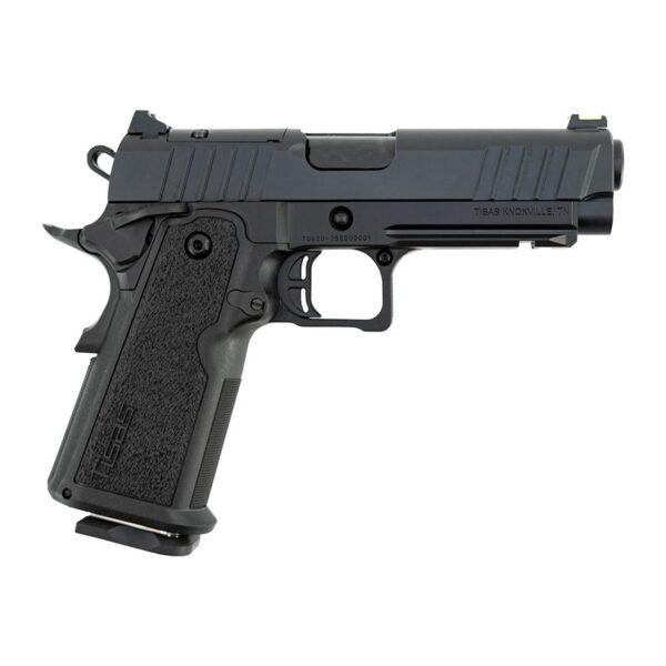 SDS Tisas 1911 Carry B9R Double Stack Handgun 9mm Luger 17rd Magazines(1) 4.25'' Black Cerakote Finish - Precision Shot Firearms
