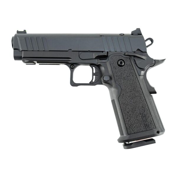 SDS Tisas 1911 Carry B9R Double Stack Handgun 9mm Luger 17rd Magazines(1) 4.25'' Black Cerakote Finish - Precision Shot Firearms