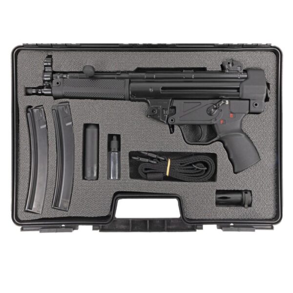 SDS Imports MAC 5 Handgun 9mm Luger 30rd Magazines (2) 8.9" Barrel Black with Sling Cleaning Kit and Case - Precision Shot Firearms