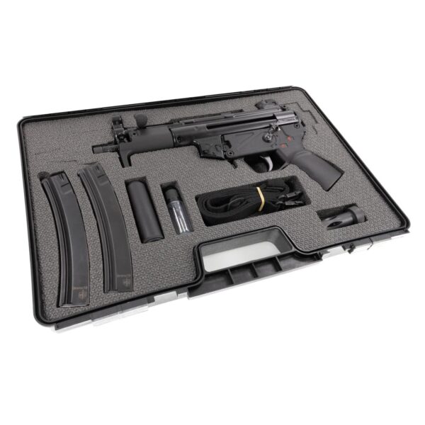 SDS Imports MAC 5K Handgun 9mm Luger 30rd Magazines (2) 5.8" Barrel Black with Sling Cleaning Kit and Case - Precision Shot Firearms