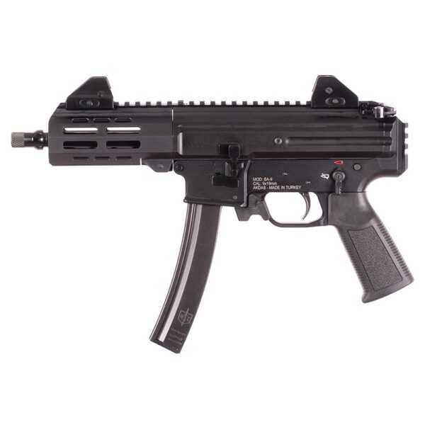 SDS Imports Mac IX Handgun 9mm Luger 30rd Magazines (2) 6.5" 1/2x28 Threaded Black Barrel - Precision Shot Firearms