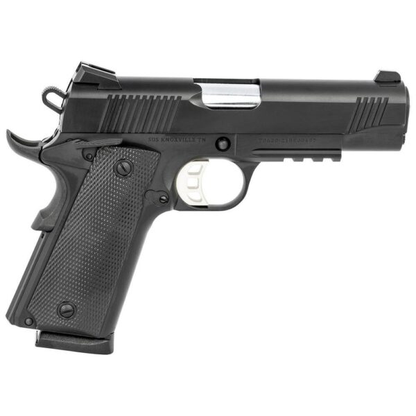 SDS Imports Tisas 1911 Carry B45R Handgun .45 ACP 8rd Magazine 4.25" Barrel Black Cerakote w/Rail - Precision Shot Firearms