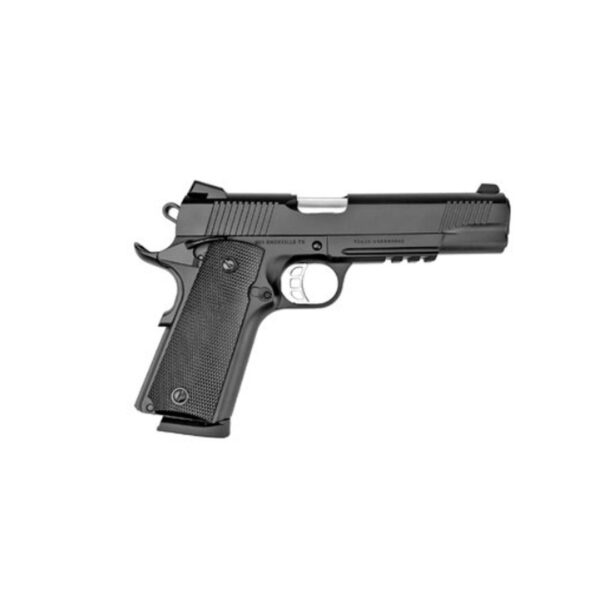Tisas 1911 Duty B45R Handgun .45 ACP 8rd Magazine 5" Barrel Black Cerakote w/Rail - Precision Shot Firearms