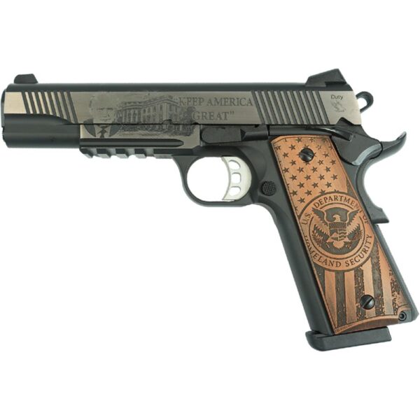 SDS Imports Tisas Exclusive "Trump" 1911 Duty SS45R Handgun .45 ACP 8rd 5" Barrel w/Rail - Precision Shot Firearms