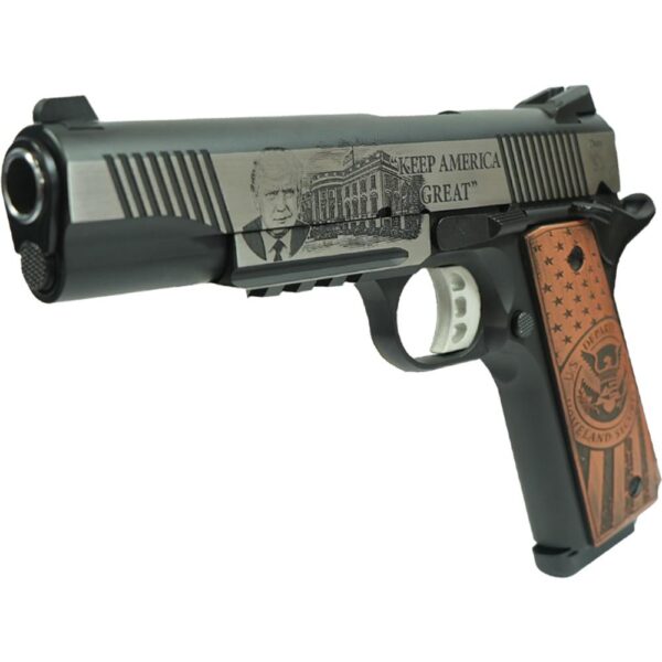 SDS Imports Tisas Exclusive "Trump" 1911 Duty SS45R Handgun .45 ACP 8rd 5" Barrel w/Rail - Precision Shot Firearms