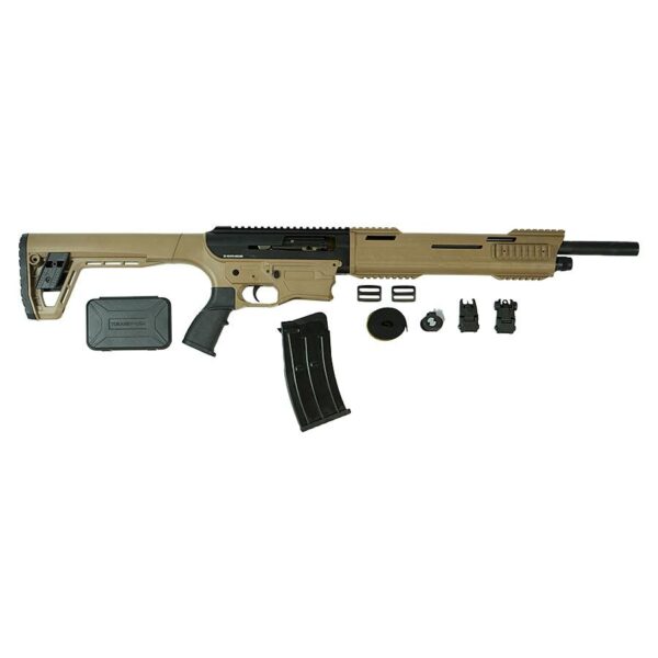 SDS Imports Tokarev TAR 12P Shotgun 12 ga 3" Chamber 5rd Magazine 18.5" Barrel FDE - Precision Shot Firearms