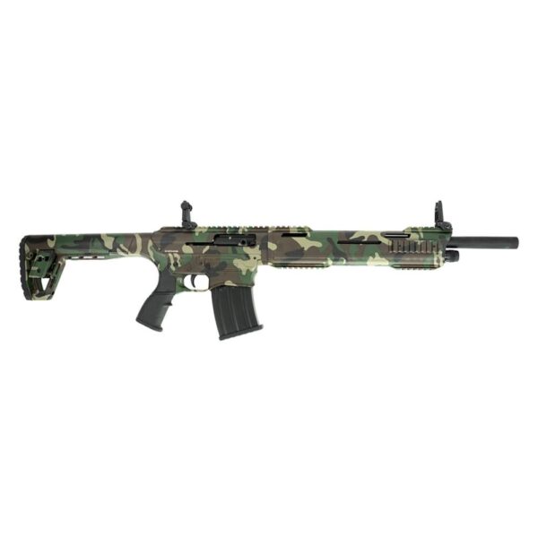SDS Import Tokarev TAR 12 M81 Shotgun 12 ga 3" Chamber 5rd Magazine 18.5" Barrel Woodland Camo - Precision Shot Firearms
