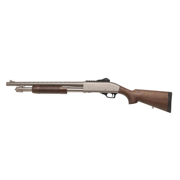 SDS Imports Tokarev TX3 12 HDM A1 Shotgun 12 ga 3" Chamber 4rd Magazine 18.5" Barrel Nickel and Wood - Precision Shot Firearms