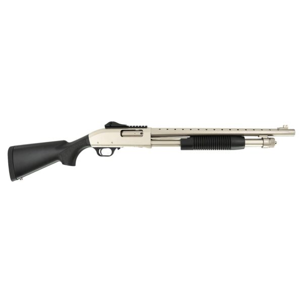 SDS Tokarev TX3 12MA1 Nickle Shotgun 12ga 3" Chamber 5rd Capacity 18.5'' Barrel 500/590 Compatible Polymer Stock - Precision Shot Firearms