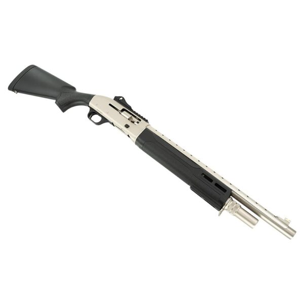 Tokarev T300M A1 Shotgun 12ga 3" Chamber 5rd Capacity 18.5" Barrel Black Stock with Nickel Finish - Precision Shot Firearms
