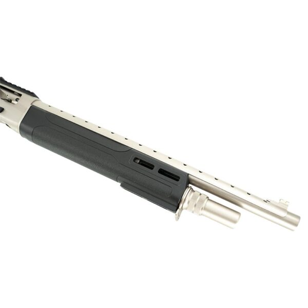 Tokarev T300M A1 Shotgun 12ga 3" Chamber 5rd Capacity 18.5" Barrel Black Stock with Nickel Finish - Precision Shot Firearms