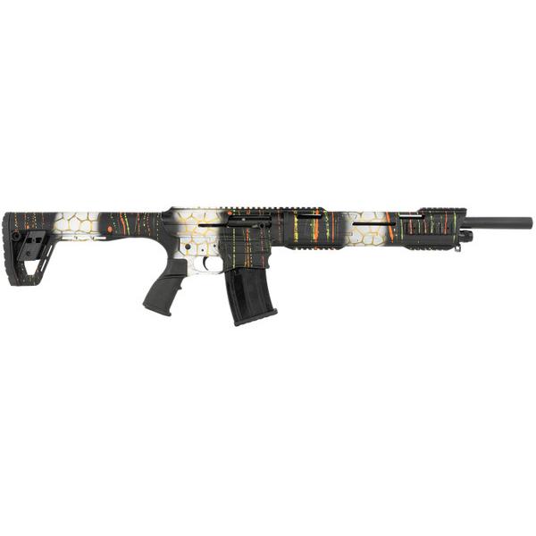 SDS Arms TAR 12 SP Splatter Camo AR-Style Semi Auto Shotgun 12ga 3" Chamber 5rd Magazine 18.5" Barrel - Precision Shot Firearms