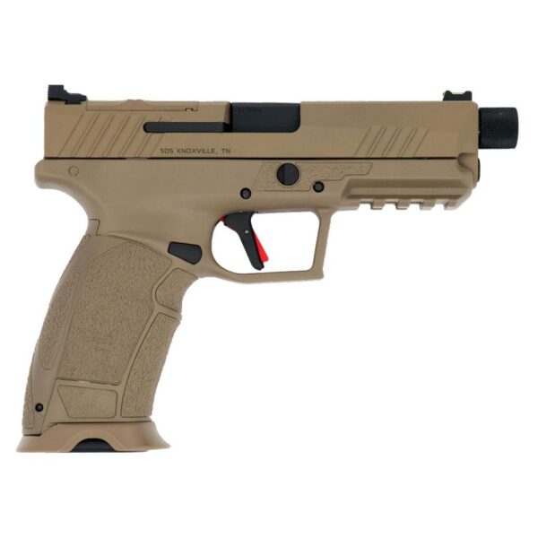 SDS Imports Tisas PX-9 Gen 3 Duty-TH FDE Semi Auto Pistol 9mm Handgun 18rd & 20rd Magazines (2) 4.69" Barrel FDE - Precision Shot Firearms