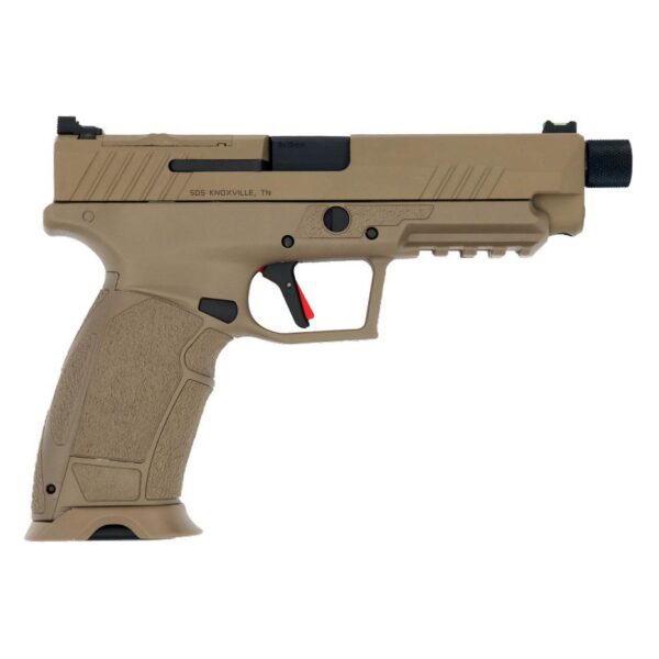 SDS Imports Tisas PX-9 Gen 3 Tactical Semi Auto Pistol 9mm Handgun 10/rd Magazines (2) 5.11" Threaded Barrel FDE - Precision Shot Firearms