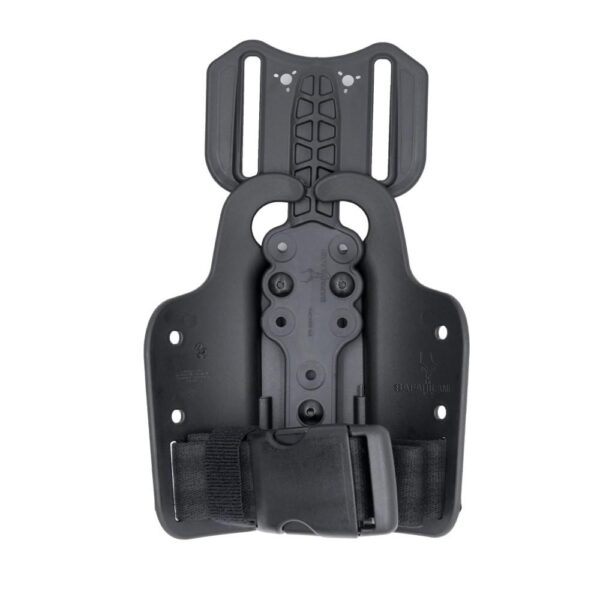 Safariland 6004-25 Single Strap Leg Shroud with DFA Black - Precision Shot Firearms