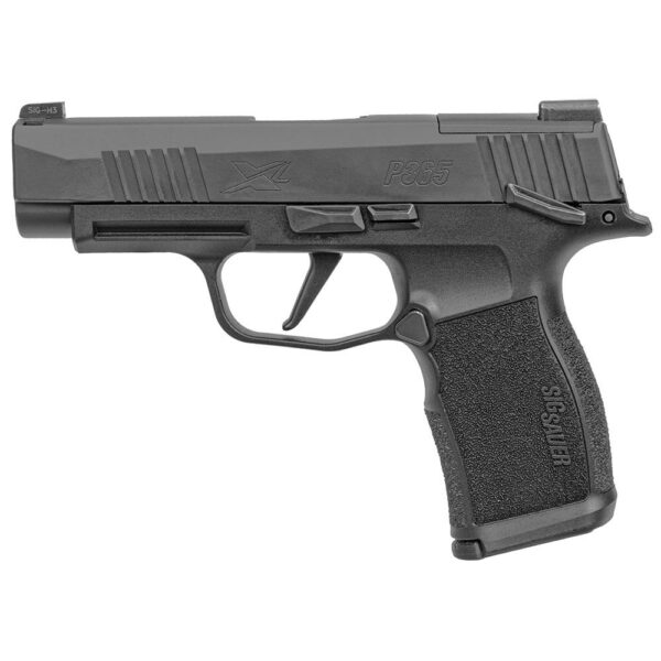 Sig Sauer P365XL Handgun 9mm Luger 12rd Magazines(2) 3.7" Barrel Nitron Finish Optic Ready Manual Safety - Precision Shot Firearms