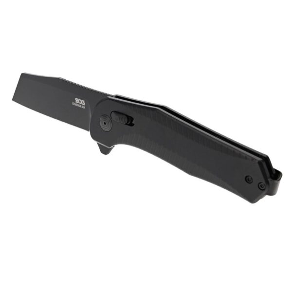 SOG Knives Diverge XR Folding Knife 3" Sheepsfoot Blade Black Blister Pack - Precision Shot Firearms