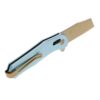 SOG Knives Diverge XR Folding Knife 3" Sheepsfoot Blade Gold and Light Blue Blister Pack - Precision Shot Firearms