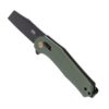 SOG Knives Diverge XR Folding Knife 3" Sheepsfoot Blade Black and Forest Green Blister Pack - Precision Shot Firearms