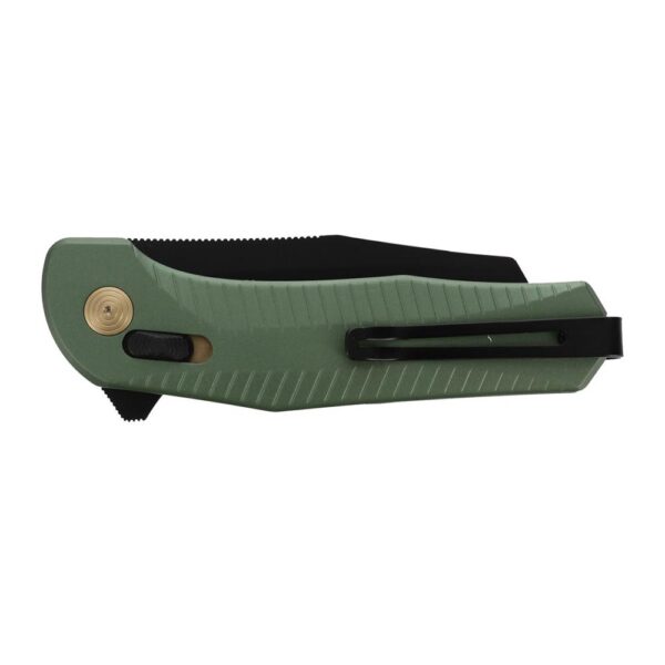 SOG Knives Diverge XR Folding Knife 3" Sheepsfoot Blade Black and Forest Green Blister Pack - Precision Shot Firearms