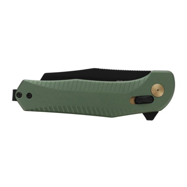 SOG Knives Diverge XR Folding Knife 3" Sheepsfoot Blade Black and Forest Green Blister Pack - Precision Shot Firearms