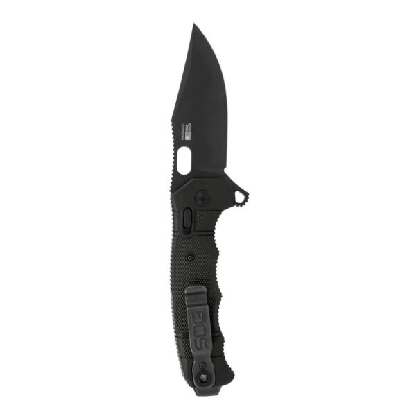 SOG Knives Seal XR Ti Folding Knife 3-9/10" Clip Point Blade Black - Precision Shot Firearms