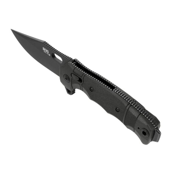 SOG Knives Seal XR Ti Folding Knife 3-9/10" Clip Point Blade Black - Precision Shot Firearms