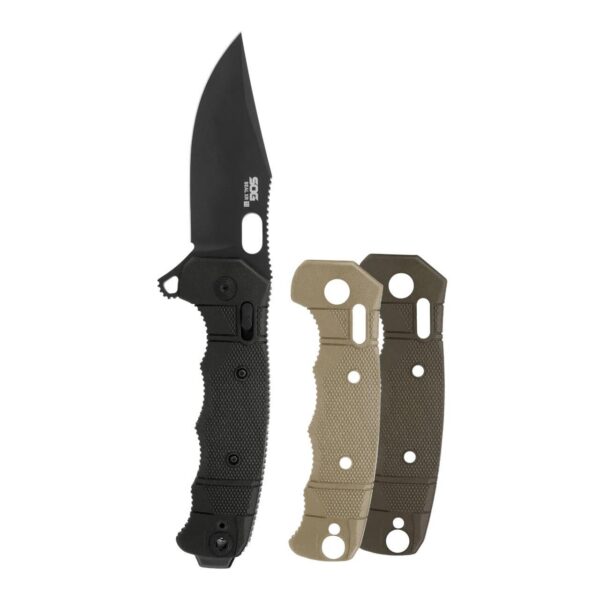 SOG Knives Seal XR Ti Folding Knife 3-9/10" Clip Point Blade Black - Precision Shot Firearms