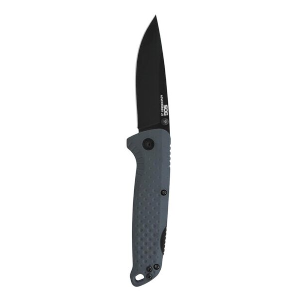 SOG Knives Adventurer LB Folding Knife 3" Drop Point Blade Grey - Precision Shot Firearms