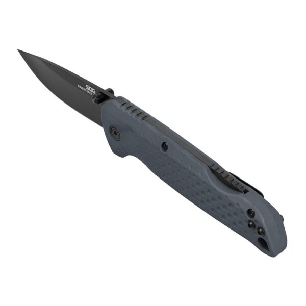 SOG Knives Adventurer LB Folding Knife 3" Drop Point Blade Grey - Precision Shot Firearms
