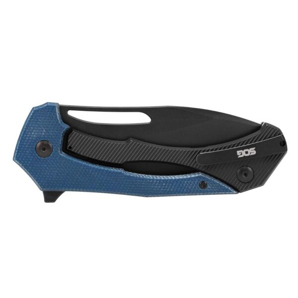 SOG Knives Bulwark FLK Folding Knife 3" Drop Point Blade Blue Presentation Box - Precision Shot Firearms