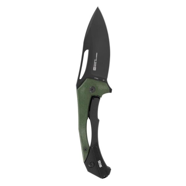 SOG Knives Bulwark FLK Folding Knife 3" Drop Point Blade OD Green Presentation Box - Precision Shot Firearms