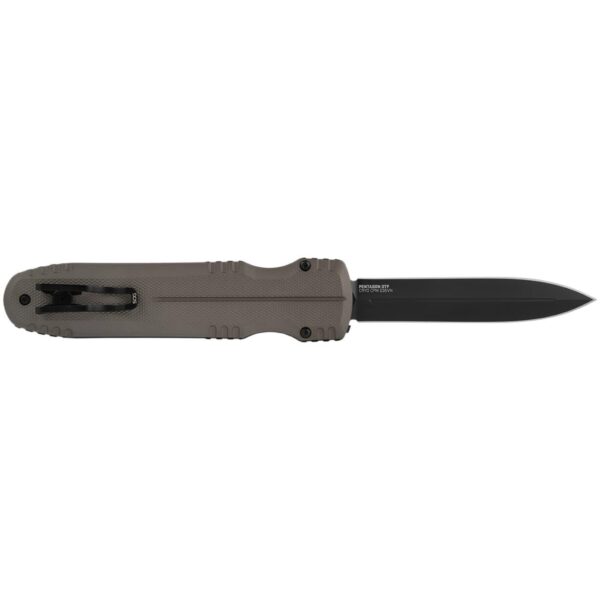 SOG Pentagon OTF Knife 3.79" Blade FDE - Precision Shot Firearms