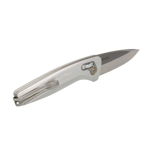 SOG Knives One-Zero AU Folding Knife 3-1/10 Drop Point Blade Silver Chrome - Precision Shot Firearms