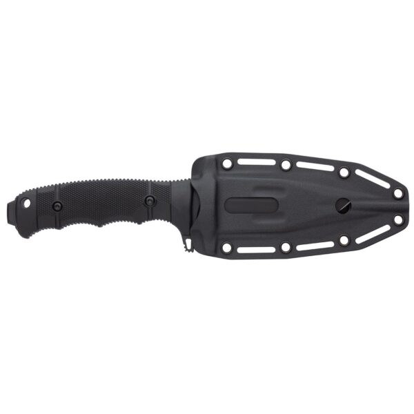 SOG SEAL FX Clip Point Knife 4.30" Blade Partially Serrated Black - Precision Shot Firearms