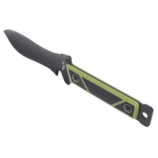 SOG Knives Rip Tide Fixed Knife 6-1/2" Spear Point Blade Black Green - Precision Shot Firearms