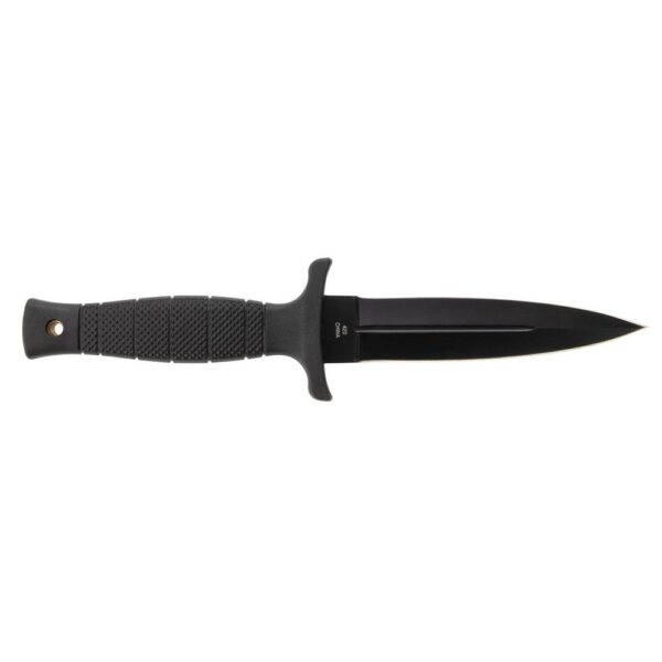 SOG Knives Nightshade Fixed Knife 4-3/4" Spear Point Blade Black - Precision Shot Firearms
