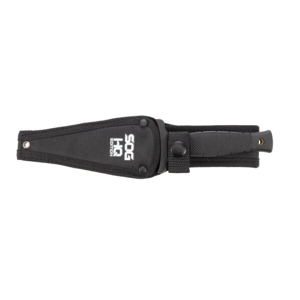 SOG Knives Nightshade Fixed Knife 4-3/4" Spear Point Blade Black - Precision Shot Firearms