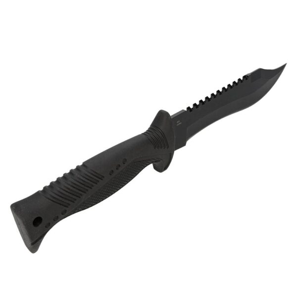 SOG Knives Pinnacle Bowie Fixed Knife 7-1/2" Clip Point Blade Black - Precision Shot Firearms